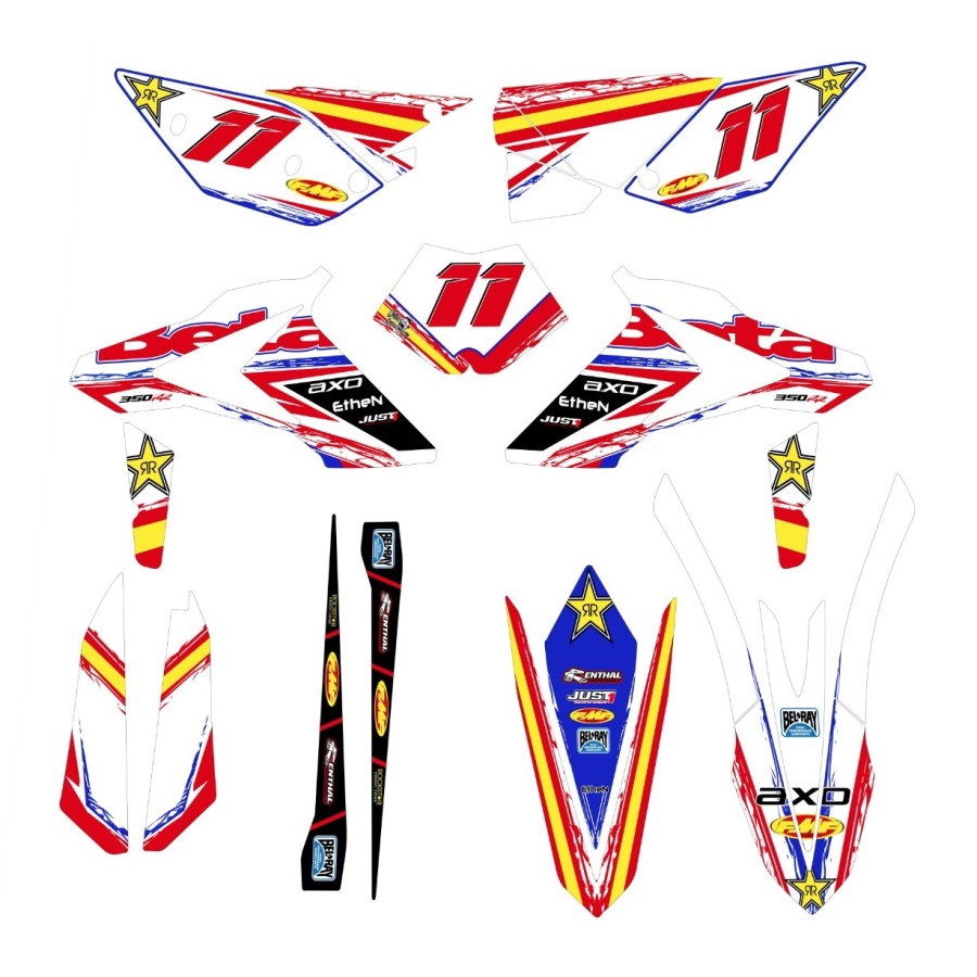 kit adhesivo motocross enduro