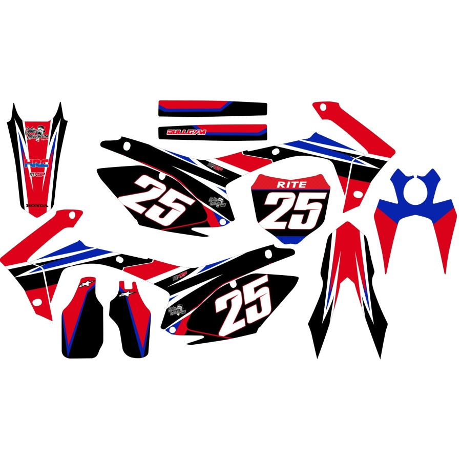 kit adhesivo motocross enduro