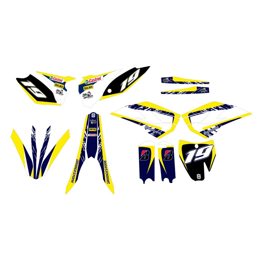 kit adhesivo motocross enduro