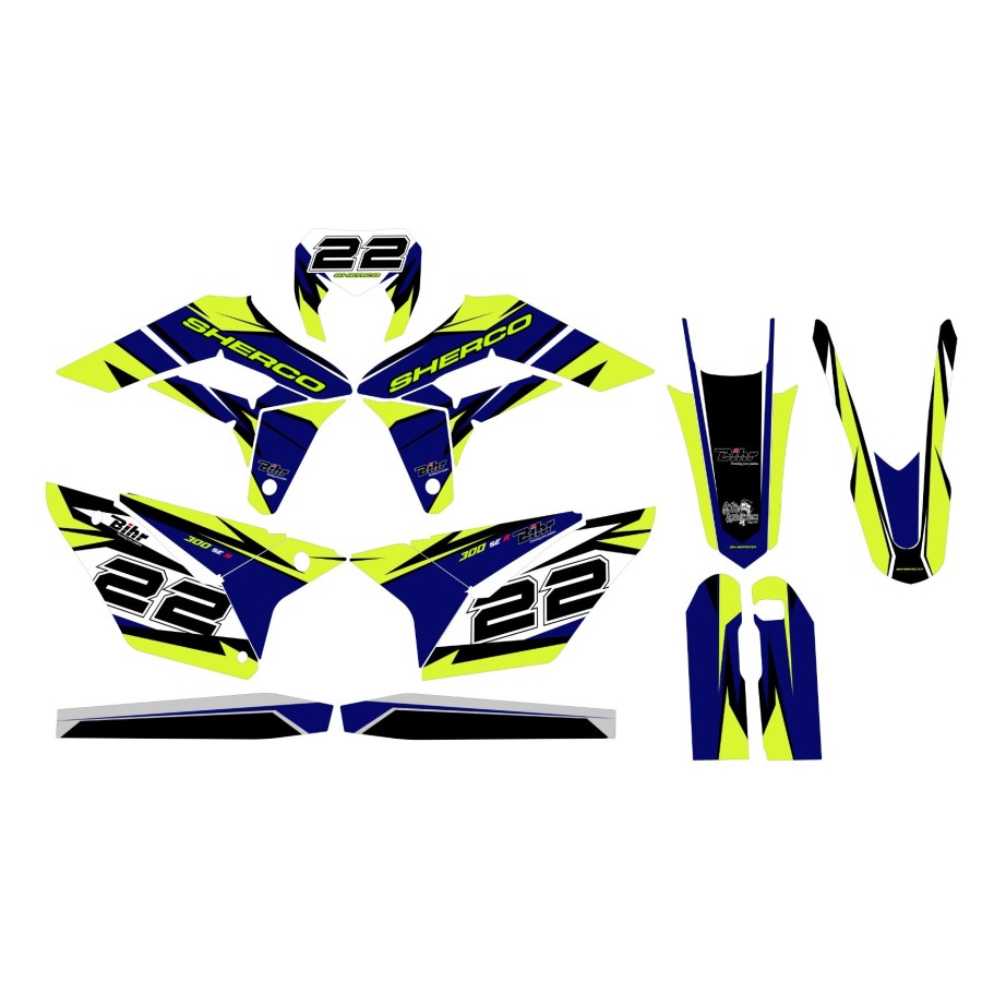 kit adhesivo motocross enduro