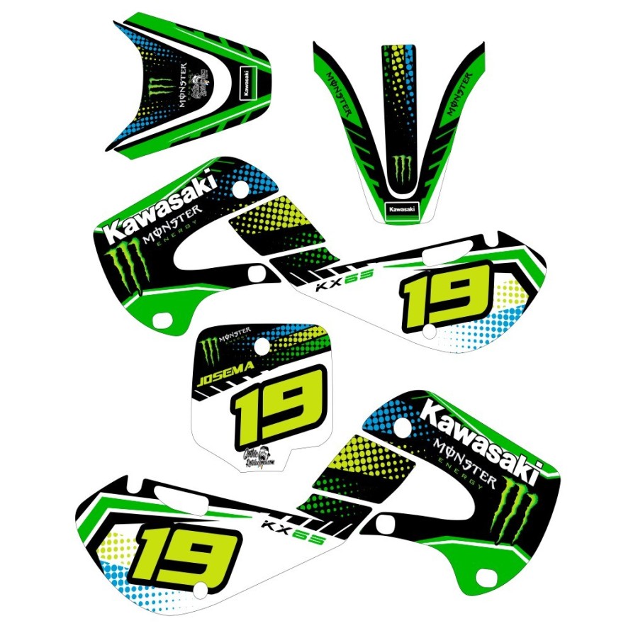 kit adhesivo motocross enduro