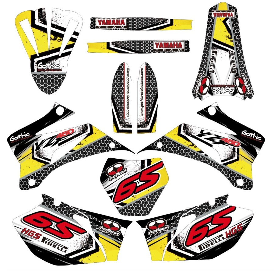 kit adhesivo motocross enduro
