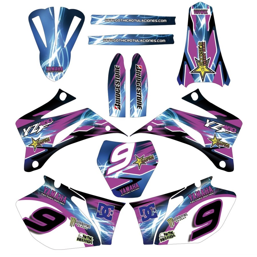 kit adhesivo motocross enduro