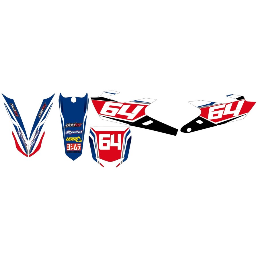 kit adhesivo motocross enduro