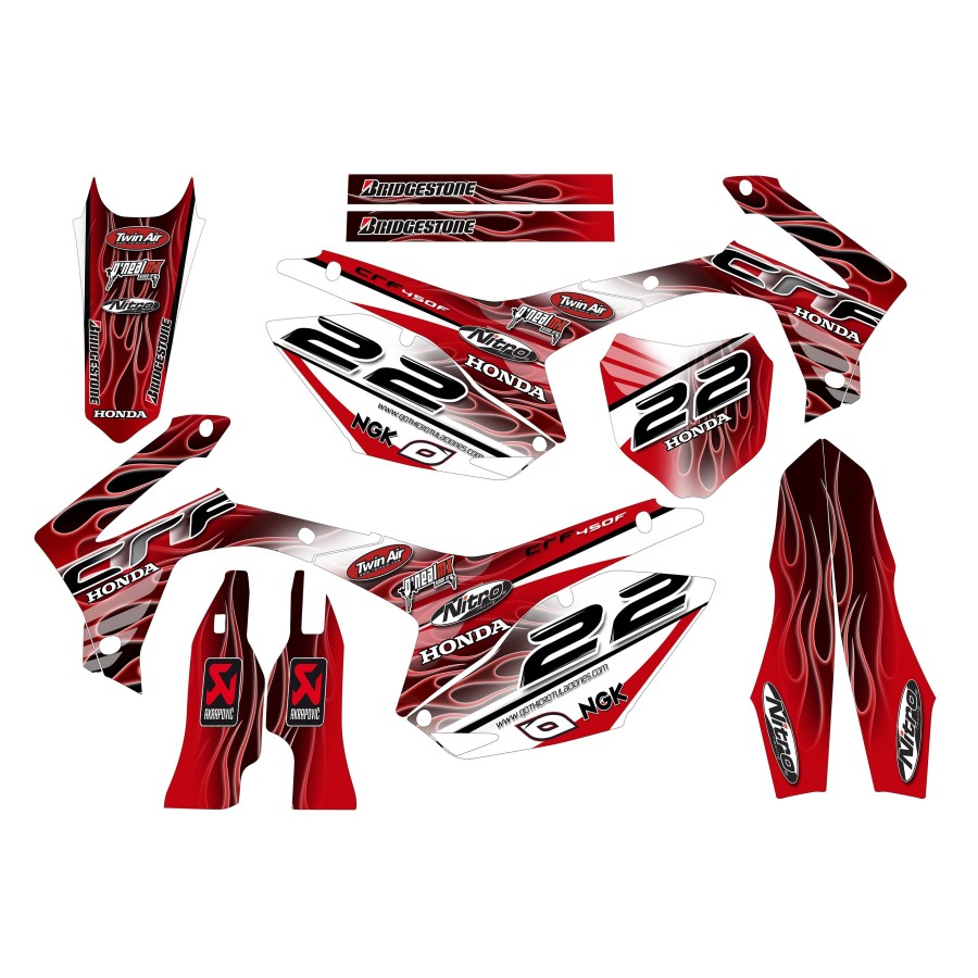 kit adhesivo motocross enduro