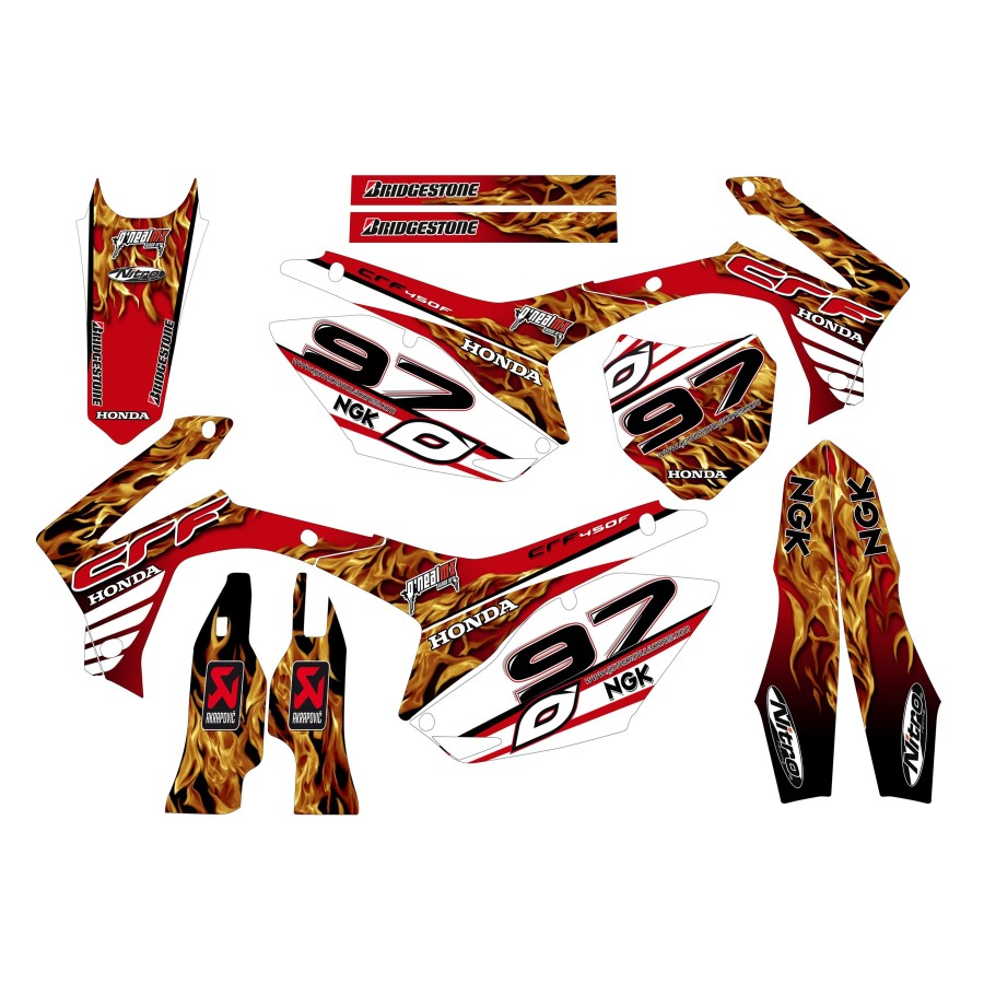 kit adhesivo motocross enduro