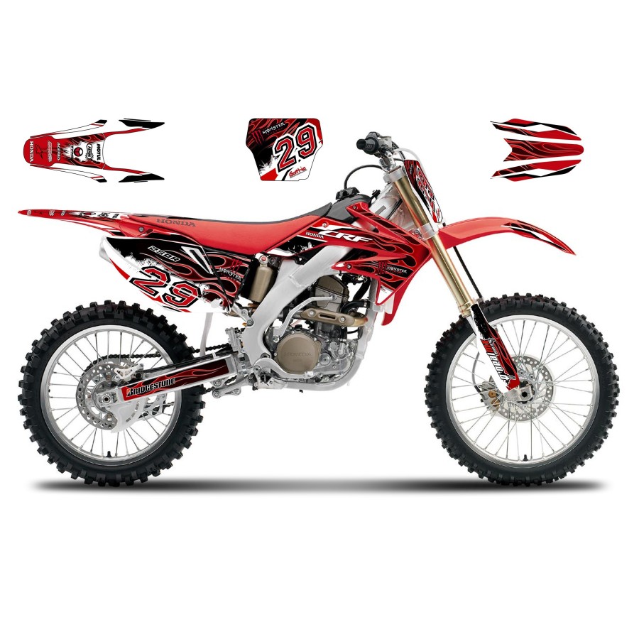 kit adhesivo motocross enduro