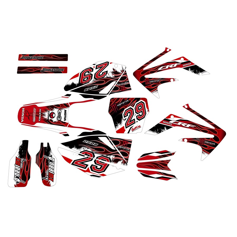 kit adhesivo motocross enduro