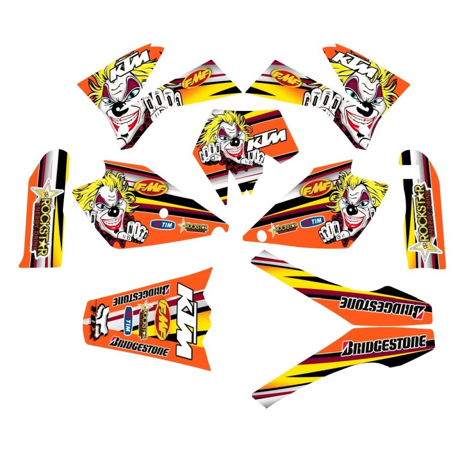 kit adhesivo motocross enduro