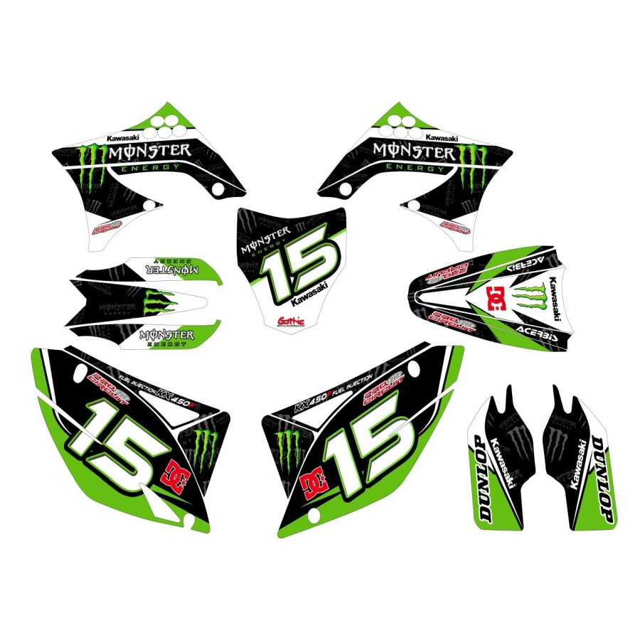 kit adhesivo motocross enduro