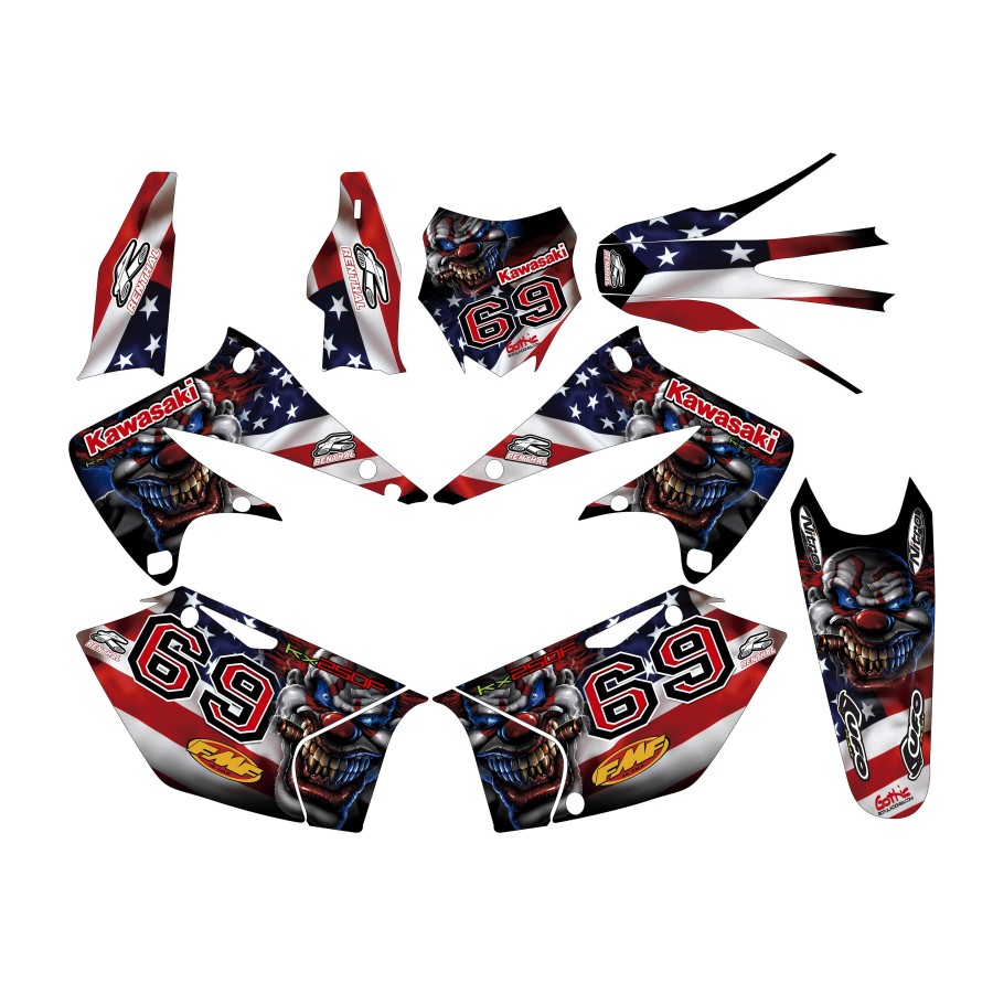 kit adhesivo motocross enduro