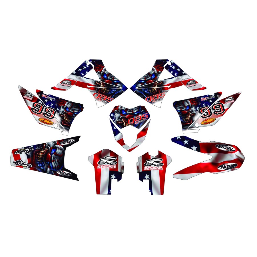 kit adhesivo motocross enduro