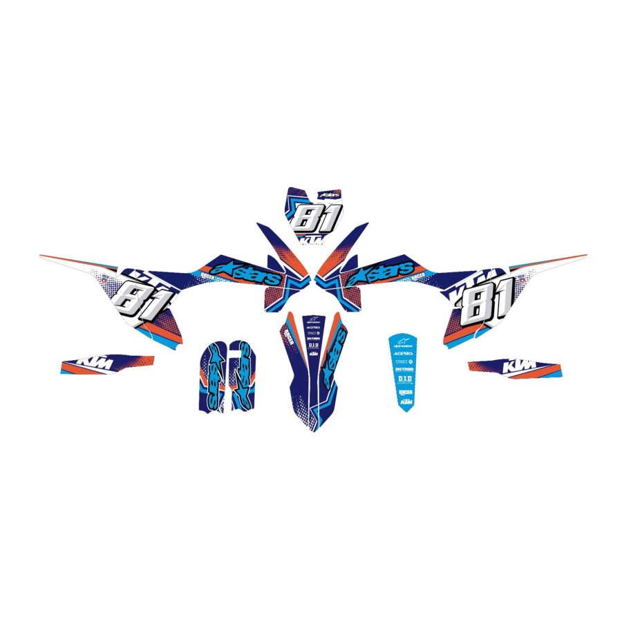 kit adhesivo motocross enduro