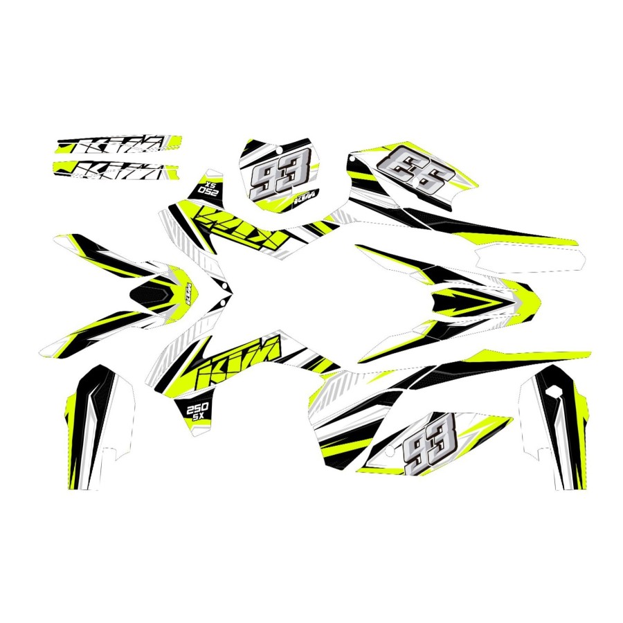 kit adhesivo motocross enduro