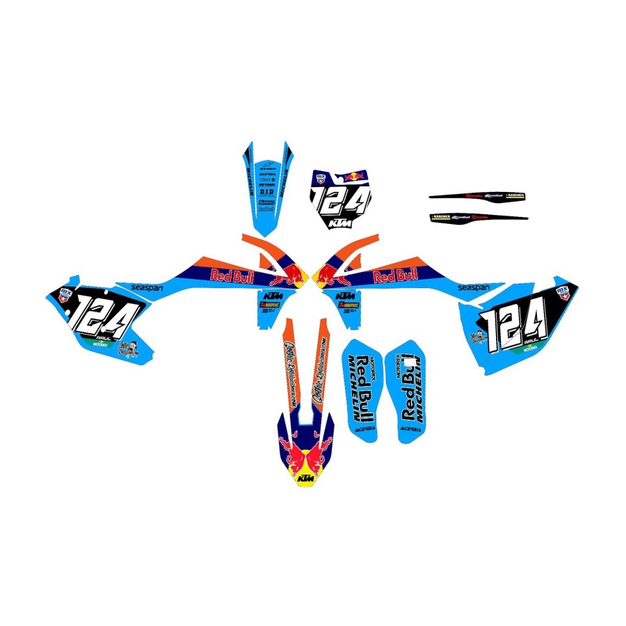 kit adhesivo motocross enduro