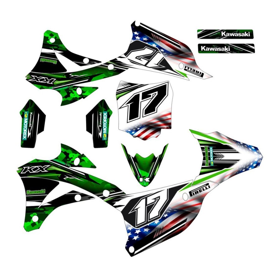 kit adhesivo motocross enduro