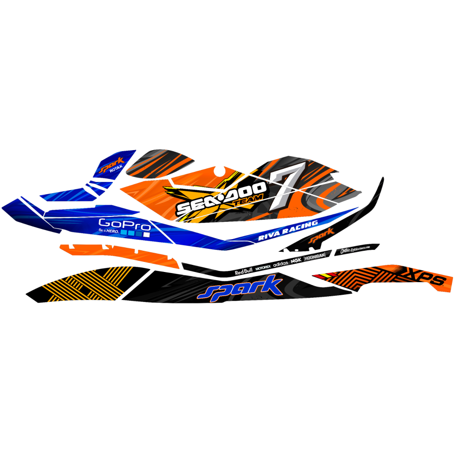 kit adhesivo moto de agua