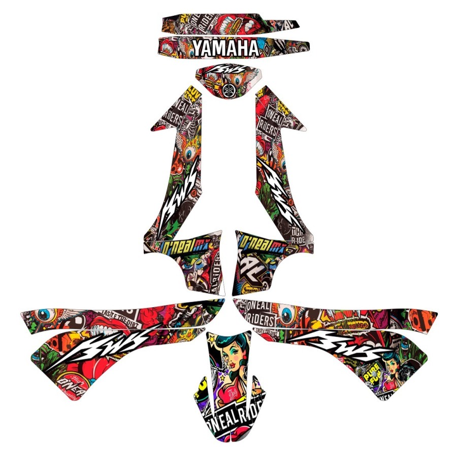 kit adhesivo scooter