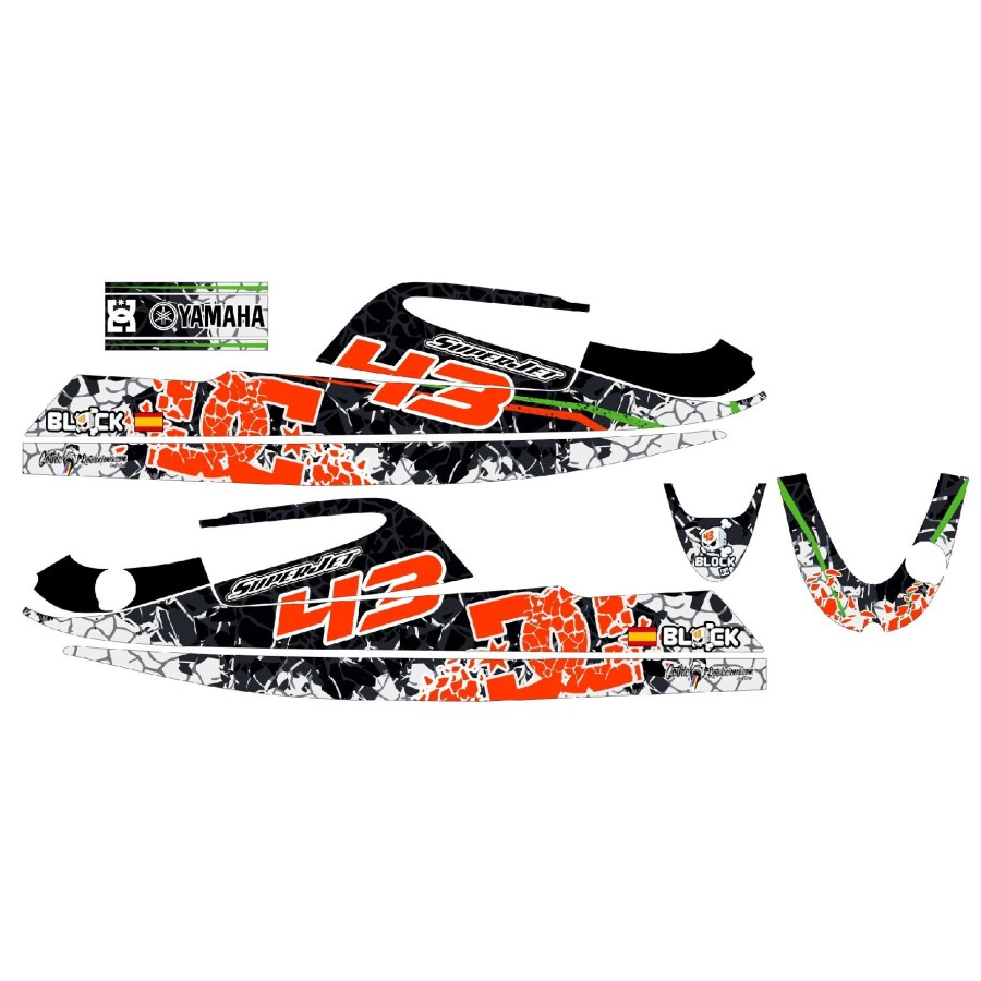 kit adhesivo moto de agua