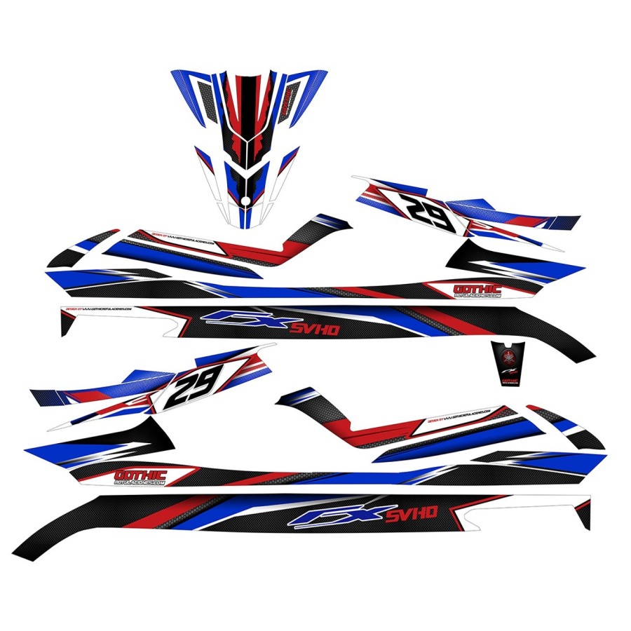 kit adhesivo moto de agua