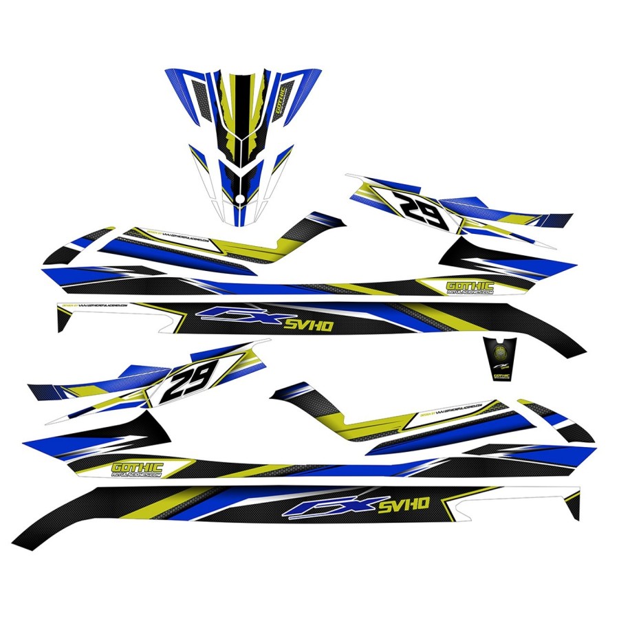 kit adhesivo moto de agua